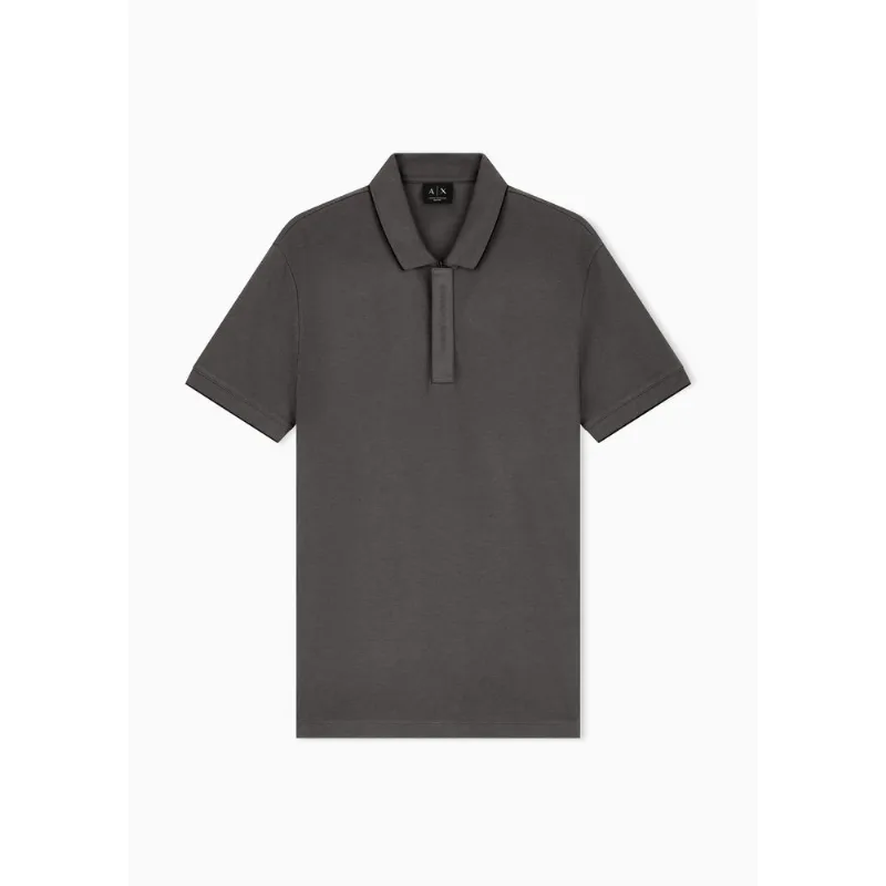 Camisa Polo em Algodão Piquê com Modelagem Slim Marrom - XL