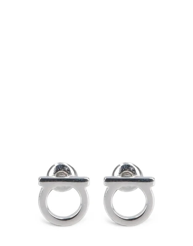 Ferragamo Gancini S Earrings One Size