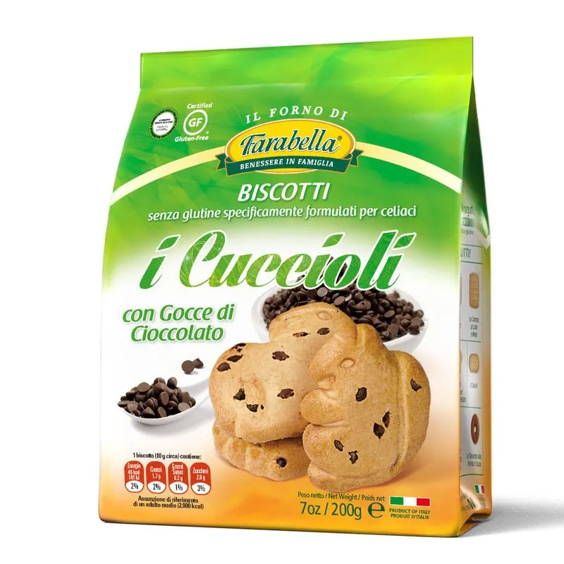 Biscoito FARABELLA FARABELLA Gotas de Chocolate sem Glúten 200g