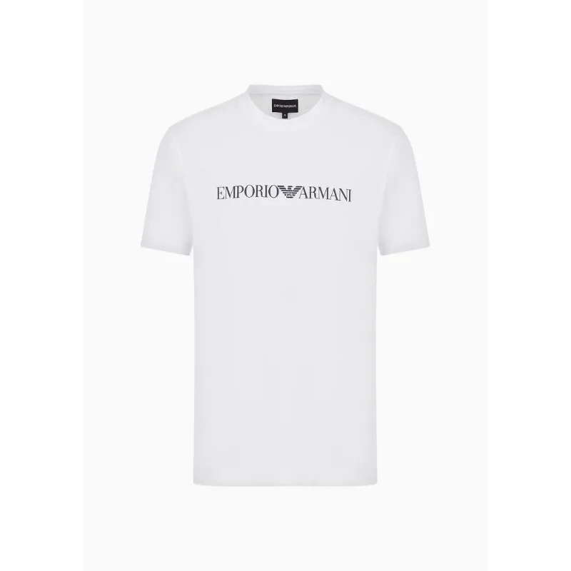Camiseta Regular Fit em Algodão Pima Branco - M