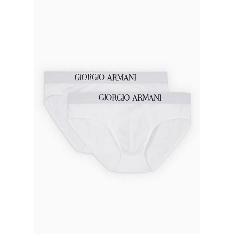 Kit 2 Cuecas em Algodão Stretch Branco - 56 IT - 50 BR