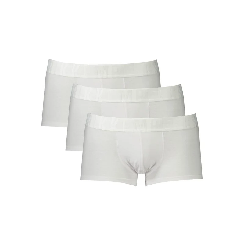 Bikkembergs White Polyester Men's Boxer Briefs Trio Pack L