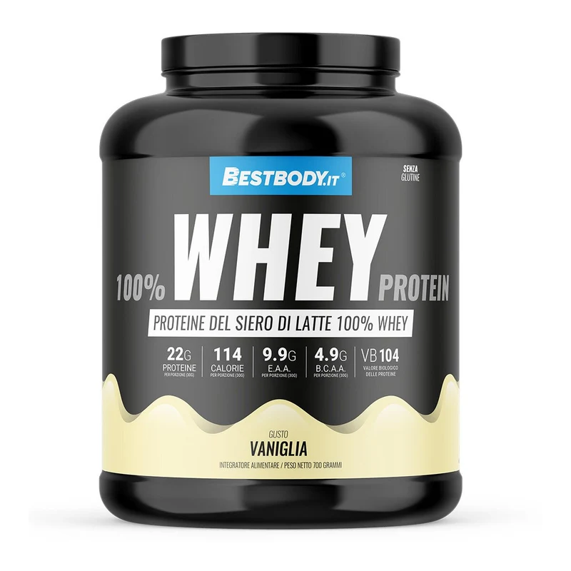 Bestbody sport 100% whey protein gusto vaniglia 700g
