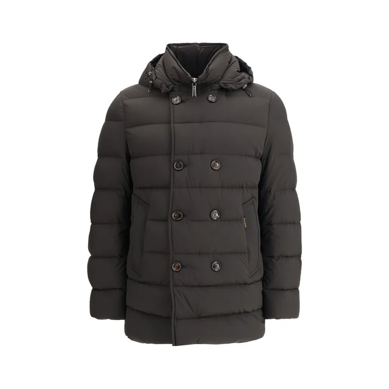 MooRER Black Polyamide Full-Length Jacket IT52 | XL