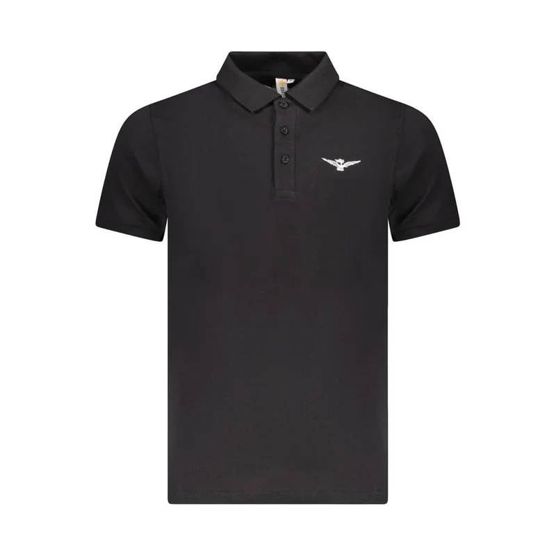 Accademia Militare Black Cotton Men Polo M