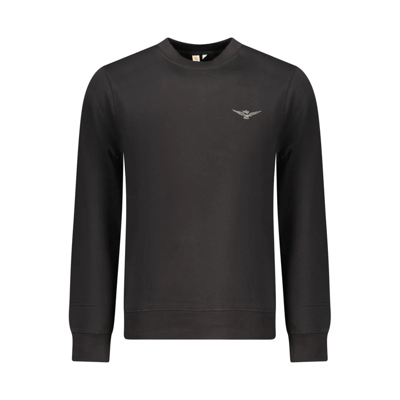 Accademia Militare Black Cotton Men Sweatshirt 3XL