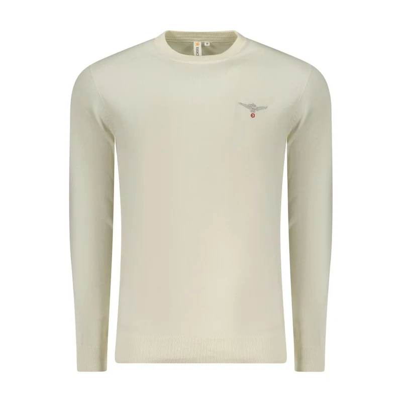Accademia Militare Bianco Cotton Men's Sweater L