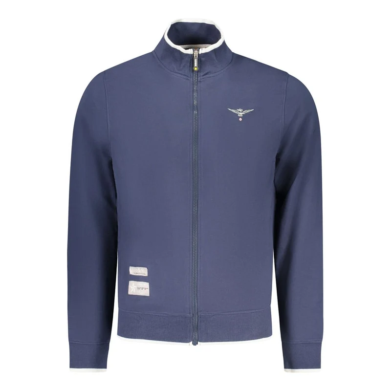 Accademia Militare Blue Cotton Men Sweatshirt XXL