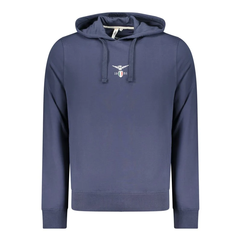 Accademia Militare Blue Cotton Men's Hoodie XL