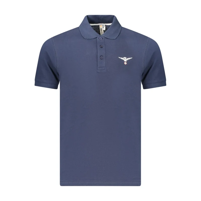 Accademia Militare Blue Cotton Men's Polo Shirt 3XL