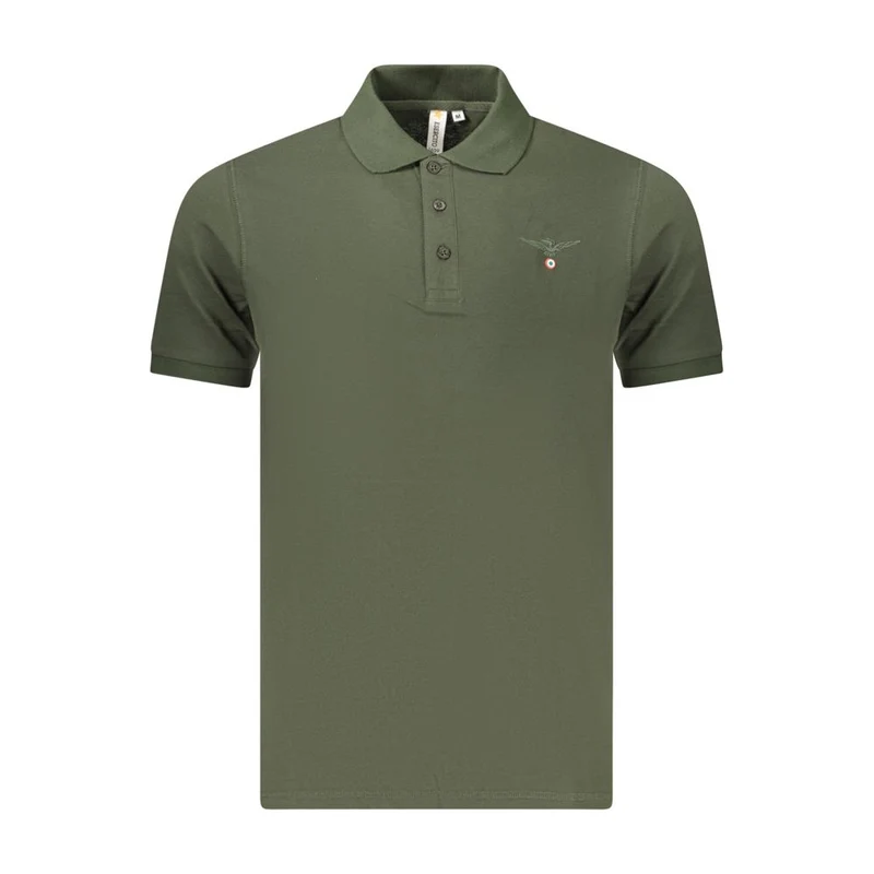 Accademia Militare Green Cotton Men's Polo XXL