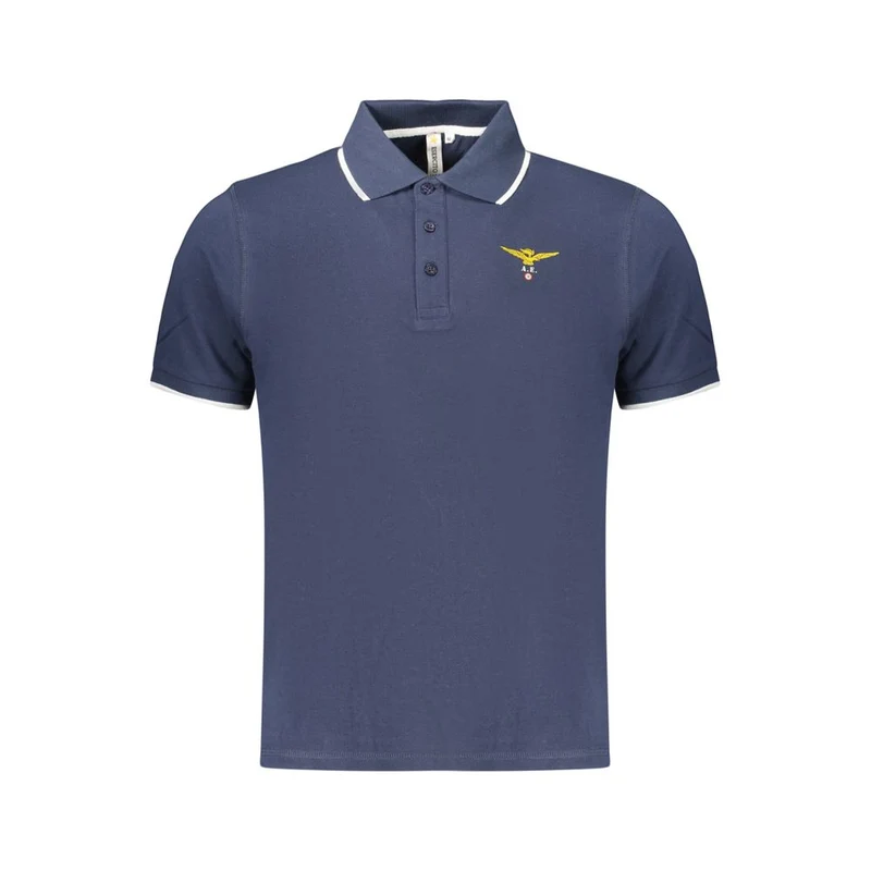 Accademia Militare Blue Cotton Men's Polo Shirt XL