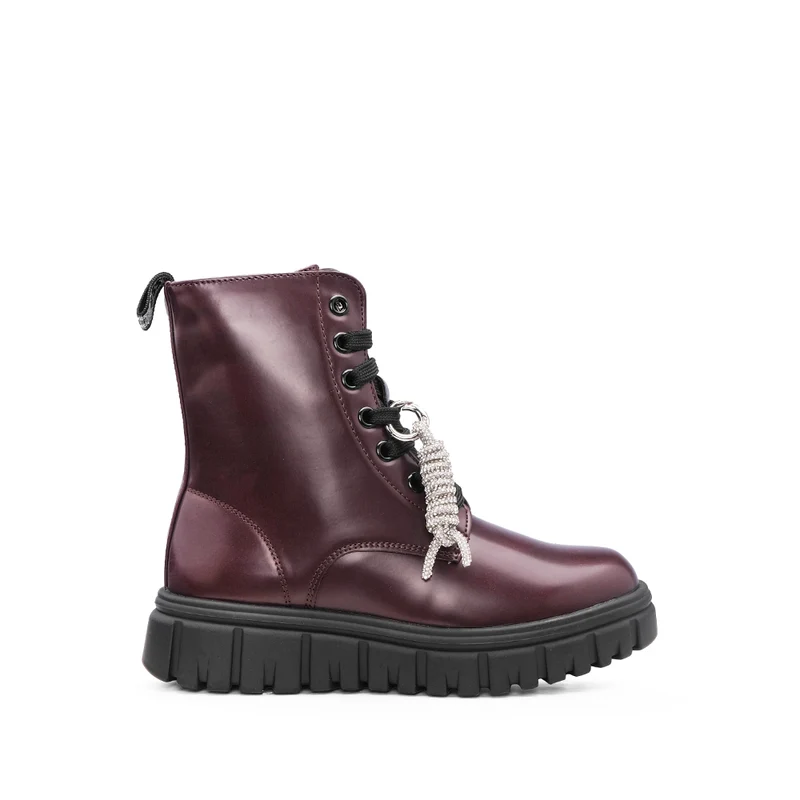 Bota Militar Criança Bordeaux 36