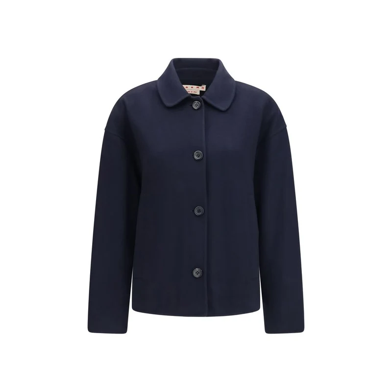 Marni Blue Wool Oves Aries Jacket IT40 | M
