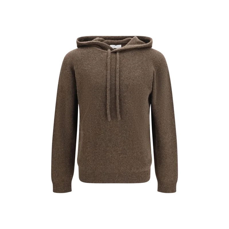 Roberto Collina Brown Wool Oves Aries Hoodie IT46 | S