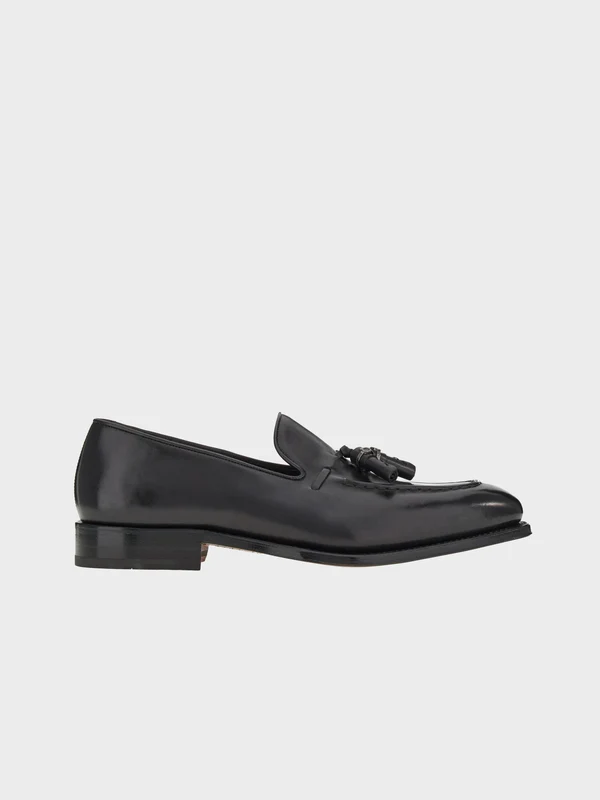 Ferragamo - Men's Loafers With Tassels Black / 11