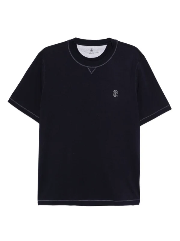 Brunello Cucinelli Short-Sleeve Crew Neck T-Shirt standard S