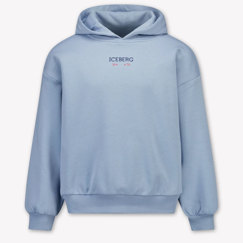 Iceberg Kinder Jongens Trui In Licht Blauw 10 Jaar