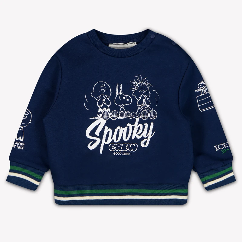 Iceberg Baby Jongens Trui In Navy 80 - 12 Maanden