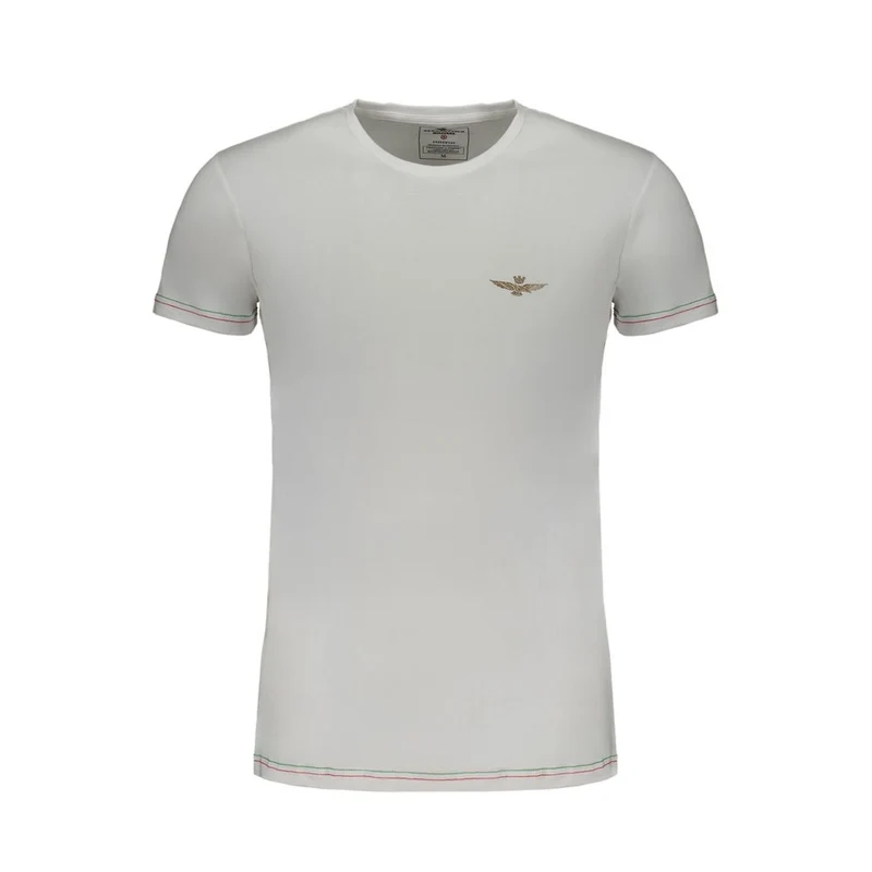 Aeronautica Militare White Cotton Men's T-Shirt XL