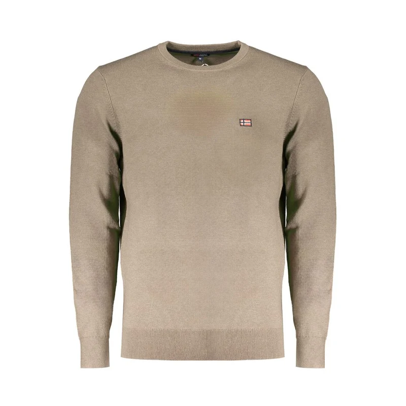 Norway 1963 Brown Wool Men Sweater S