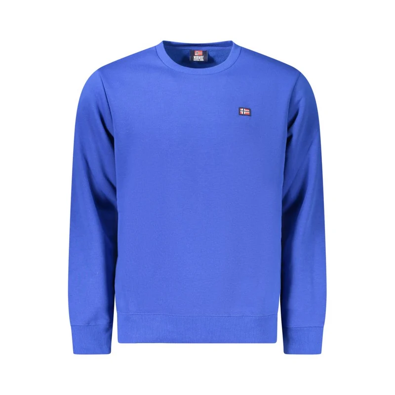 Norway 1963 Blue Cotton Mens Sweater XL