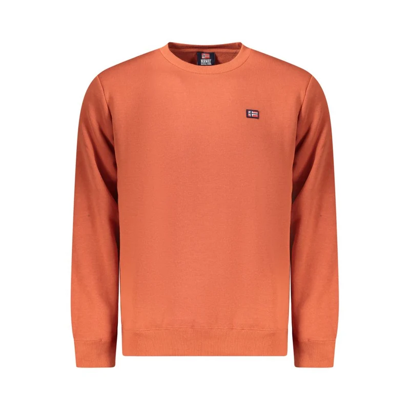 Norway 1963 Orange Cotton Men Sweater 3XL