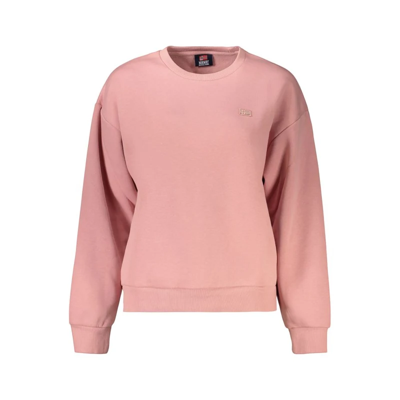 Norway 1963 Pink Cotton Womens Sweatshirt L
