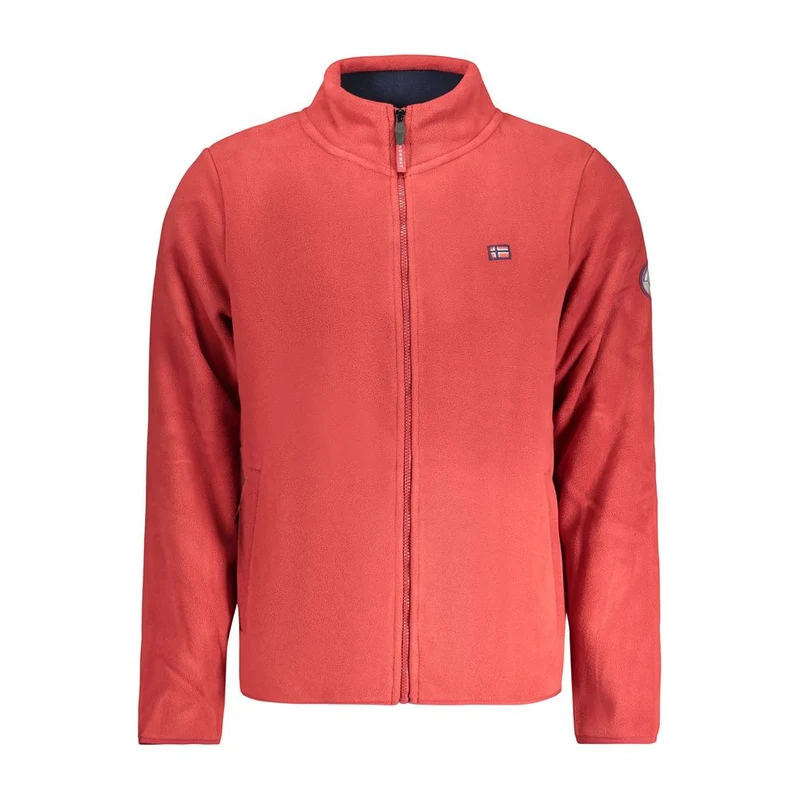 Norway 1963 Rosso Poliestere Uomo Felpa 3XL