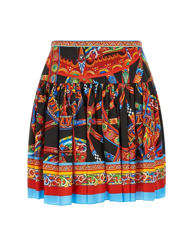 Dolce & Gabbana Carretto Mini Skirt IT 38