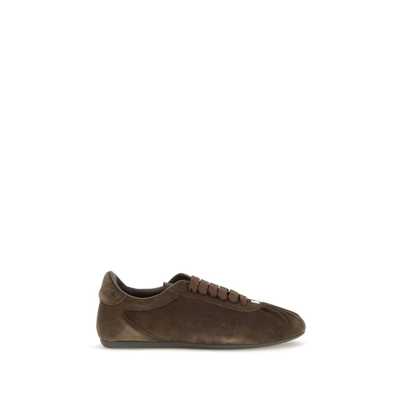 Dolce & Gabbana Brown Suede Leather Low Top Sneakers EU37.5/US7.5