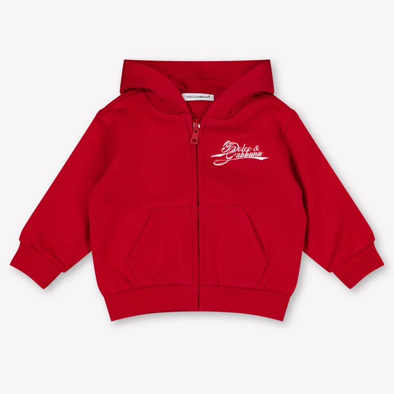 Dolce & Gabbana Baby Jongens Vest In Rood 9/12