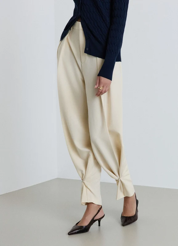 Pantaloni lunghi con pinces XXL