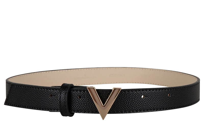 Valentino Divina In Black Belt for Women Large / Black