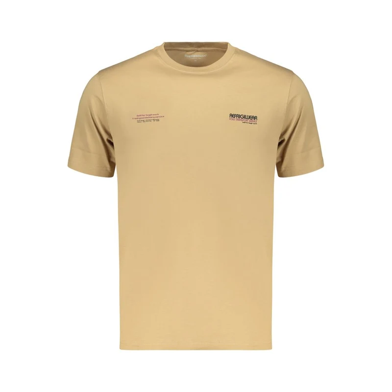 Refrigiwear Brown Cotton Men's T-Shirt XL