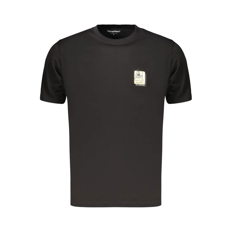 Refrigiwear Black Cotton Men's T-Shirt S