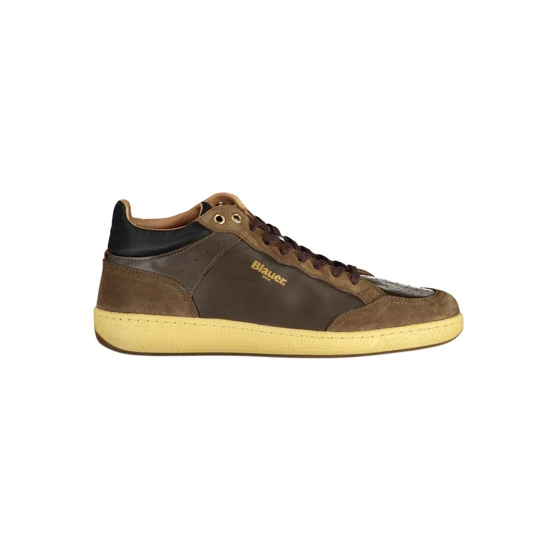 Blauer Marrone Leather Men Sneaker EU41/US8