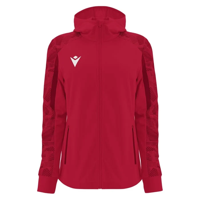 Macron Aphrodite Women's Full Zip Hoody Red / 3XL