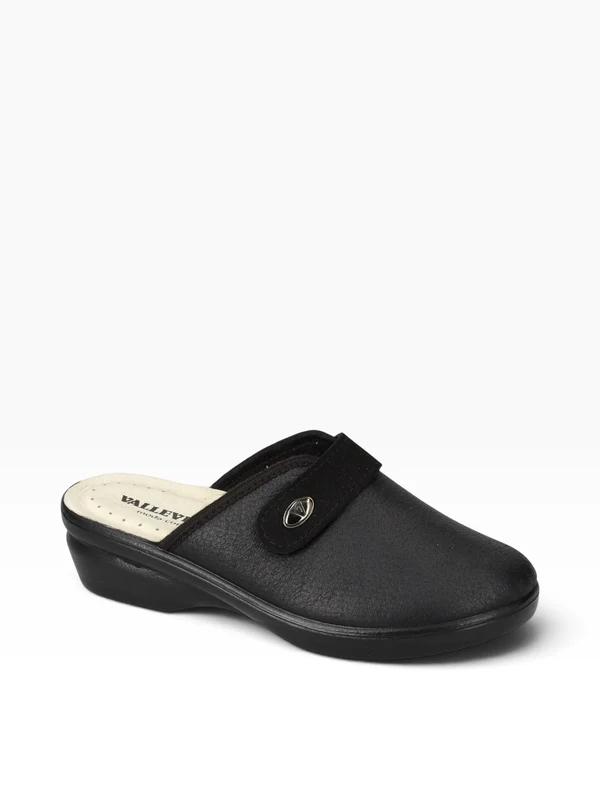 VALLE VERDE Pantofola Con Strappo Donna - 25237 Nero 37