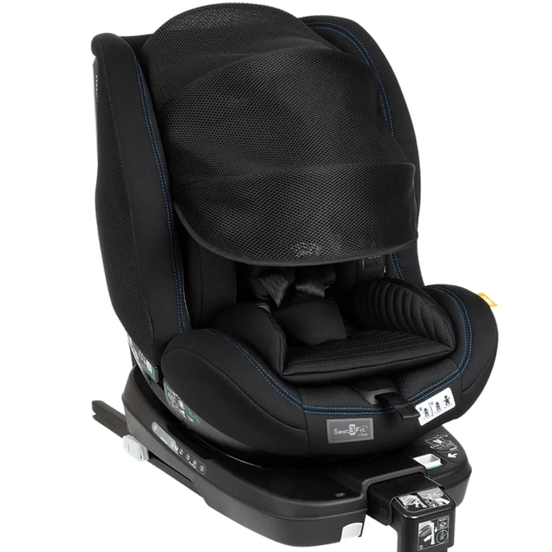 Cadeirinha Para Carro Chicco Seat3fit I-size Air Fix 360 Black