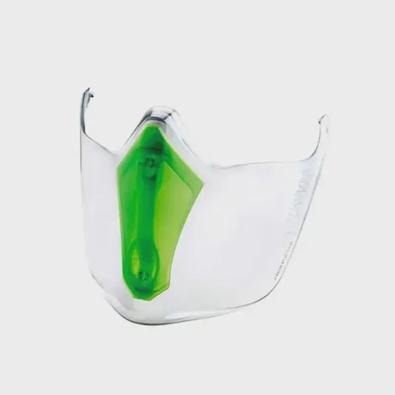 Mascara de Proteçao Facial 6X3 Univet Transparente Verde