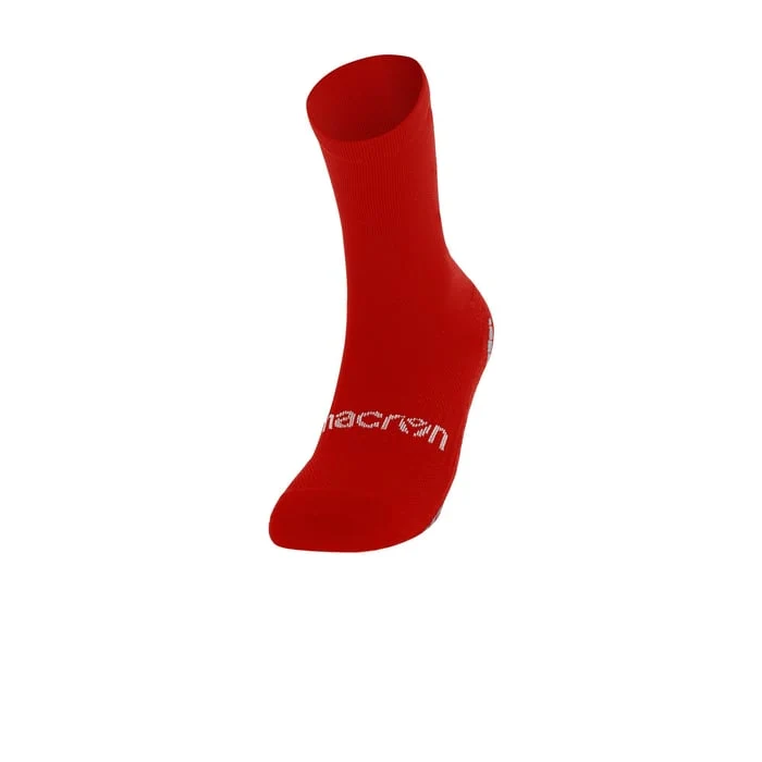 Macron Pro Grip Hero Match Day Socks 5pcs Red / L