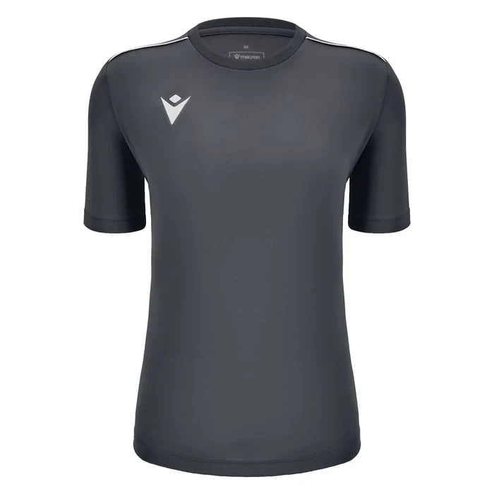 Macron Ariel Women's Short Sleeve Shirt Anthracite / 3XL
