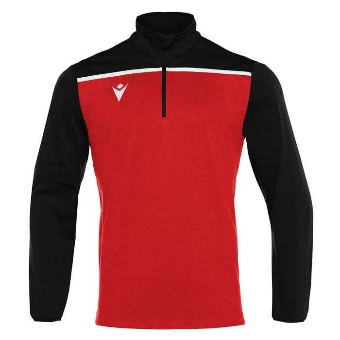Macron Rhine 1/4 Zip Top Black/Red/White / 3XS