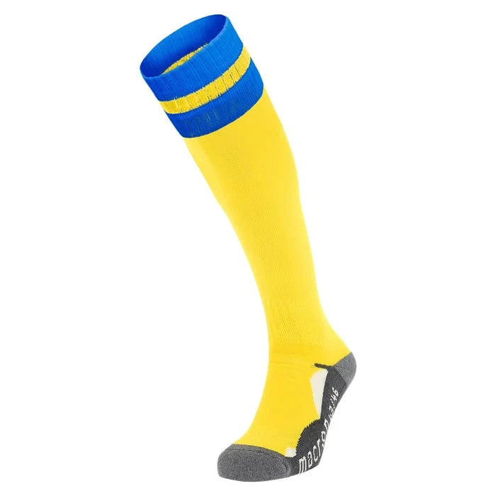 Macron Azlon Socks (5 Pack) Yellow/Royal Blue / XL