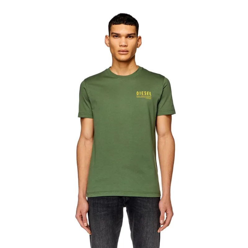 Camiseta Diesel T-Diegor-K72 Maglietta Verde- 3XG