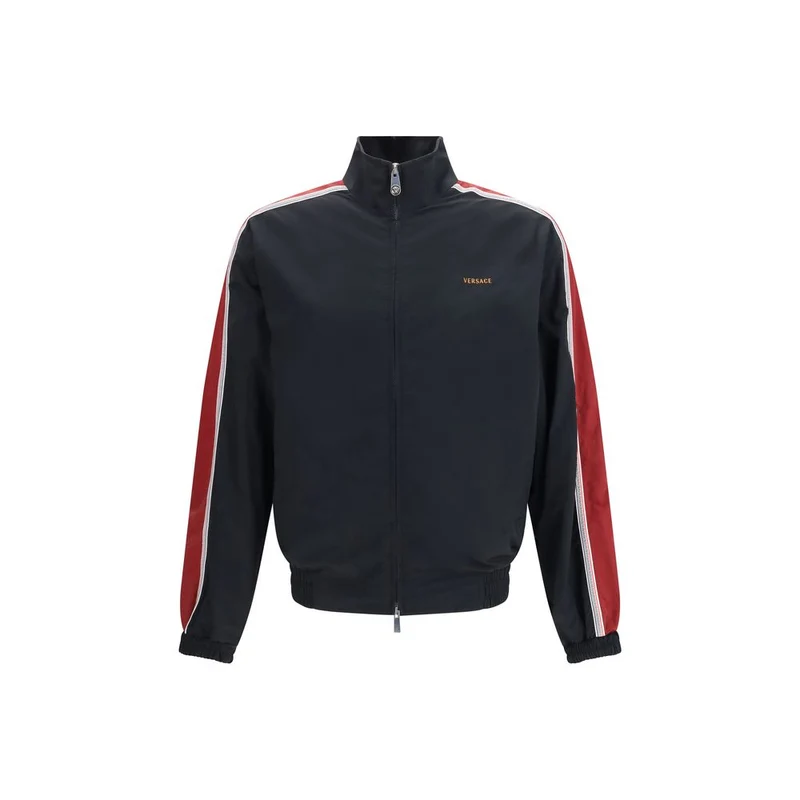 Versace Black Polyamide Bomber IT50 | L