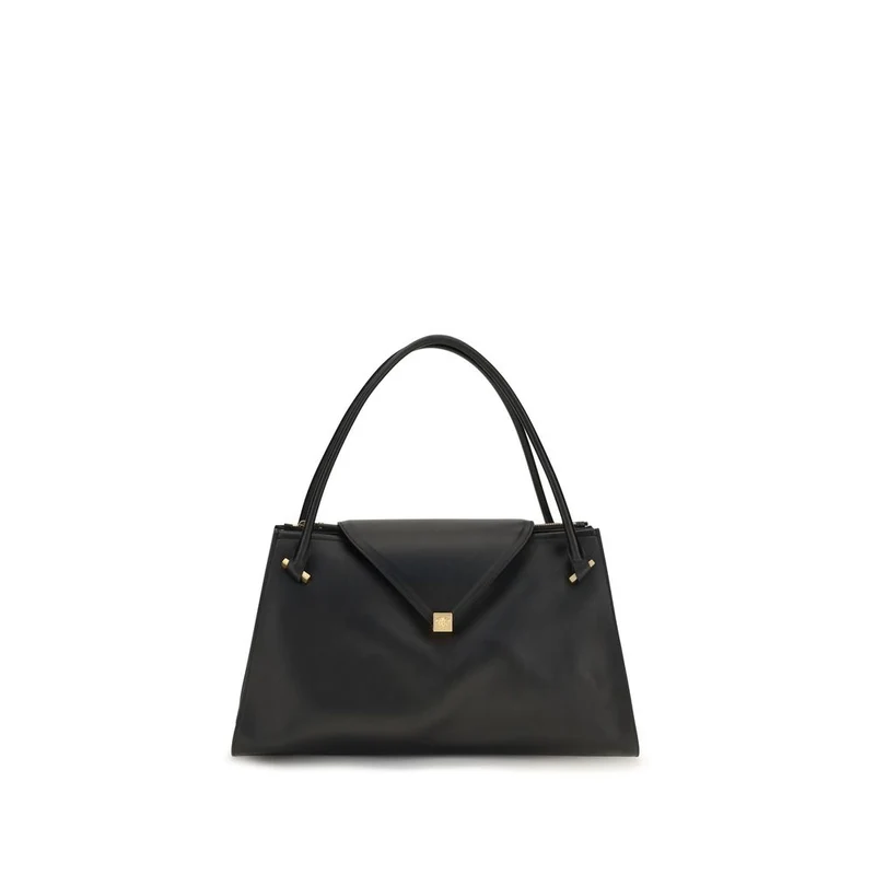Versace Black Calf Leather Bos Taurus Shoulder Bag