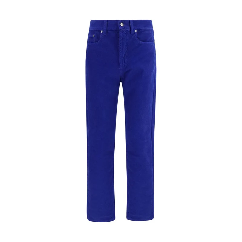 Versace Blue Cotton Straight-Leg Jeans W30