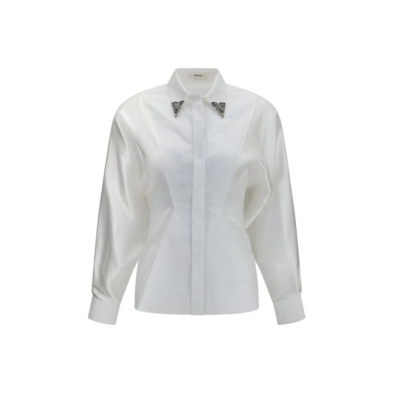 Versace White Cotton Dress Shirt IT42 | L